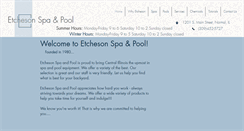 Desktop Screenshot of etchesonspaandpool.com
